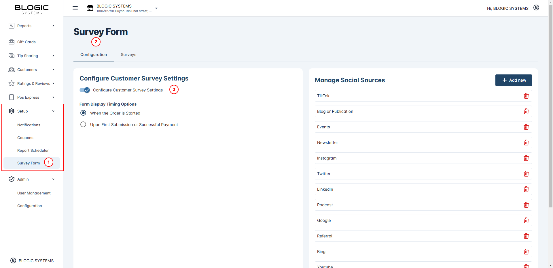Blogic Systems Setting Up and Managing the Customer Survey Form – BLogic Helpdesk Support