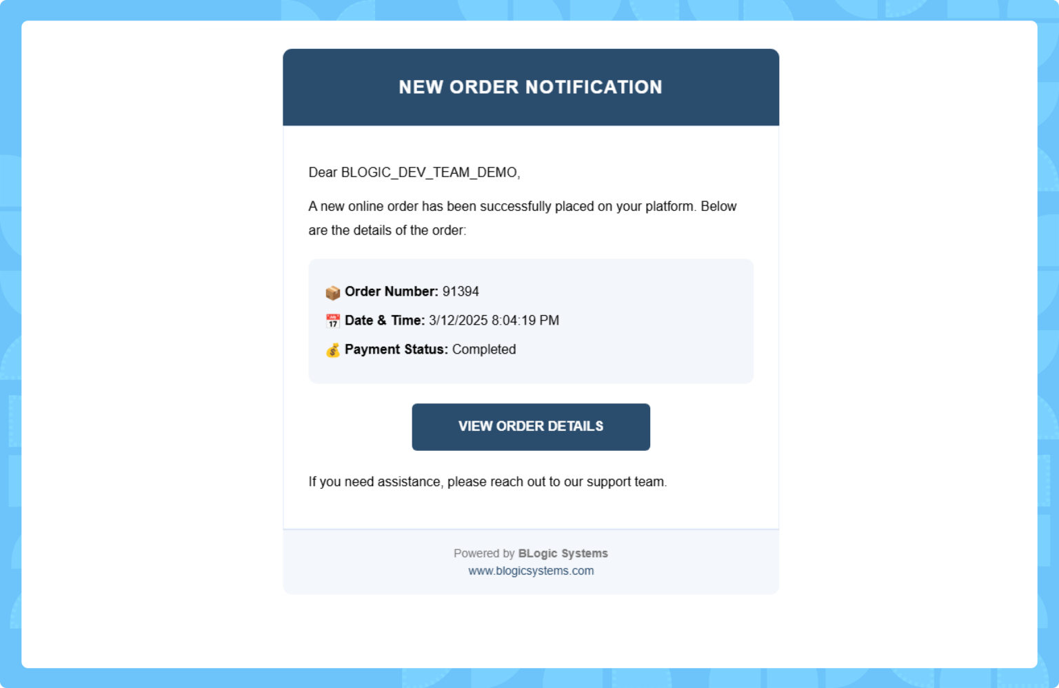 How to Send Email Notifications for New Online Orders to Owners ...
