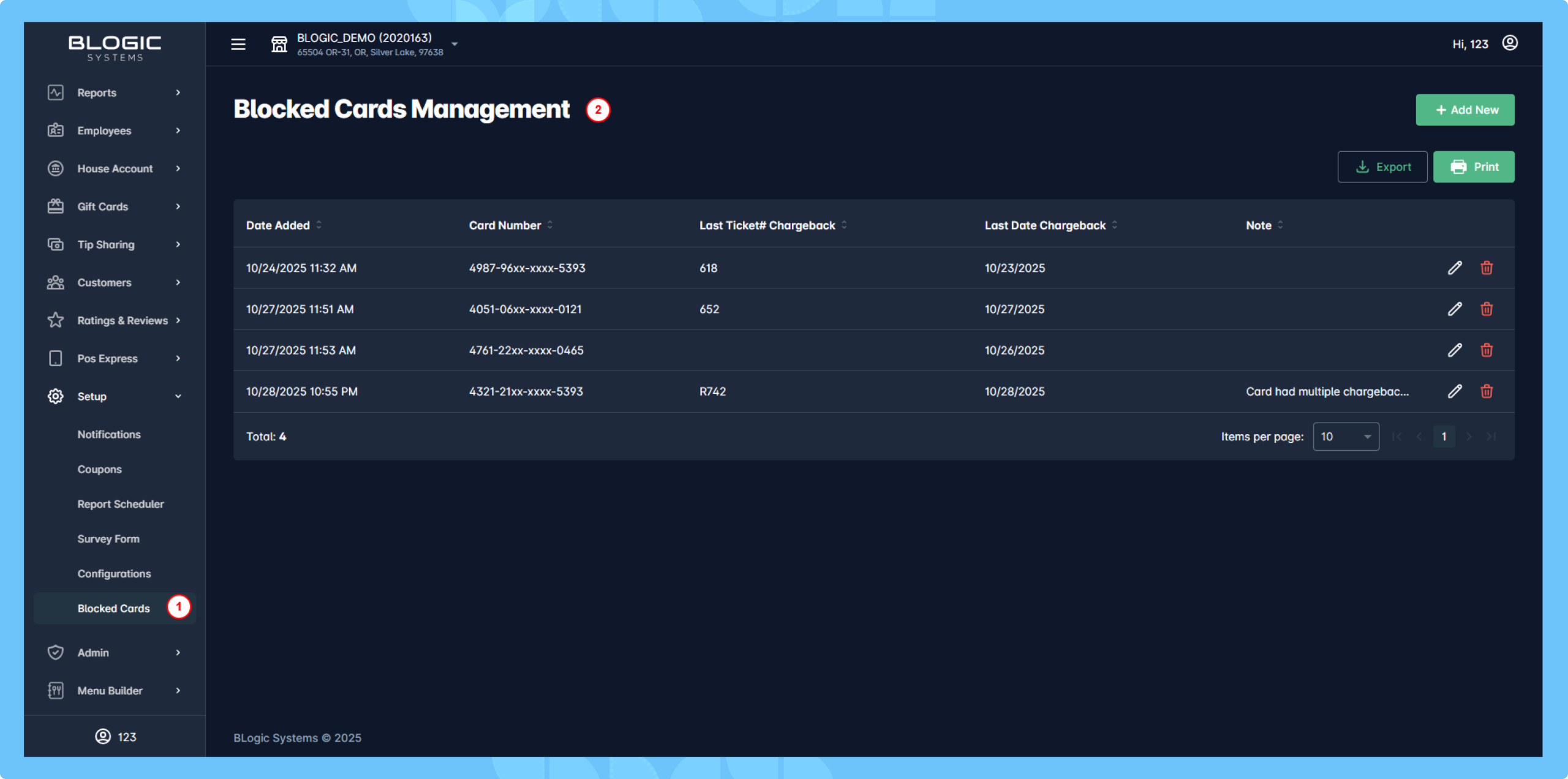 How to Enable and Use Blocked Cards for Credit-Card Risk Control ...
