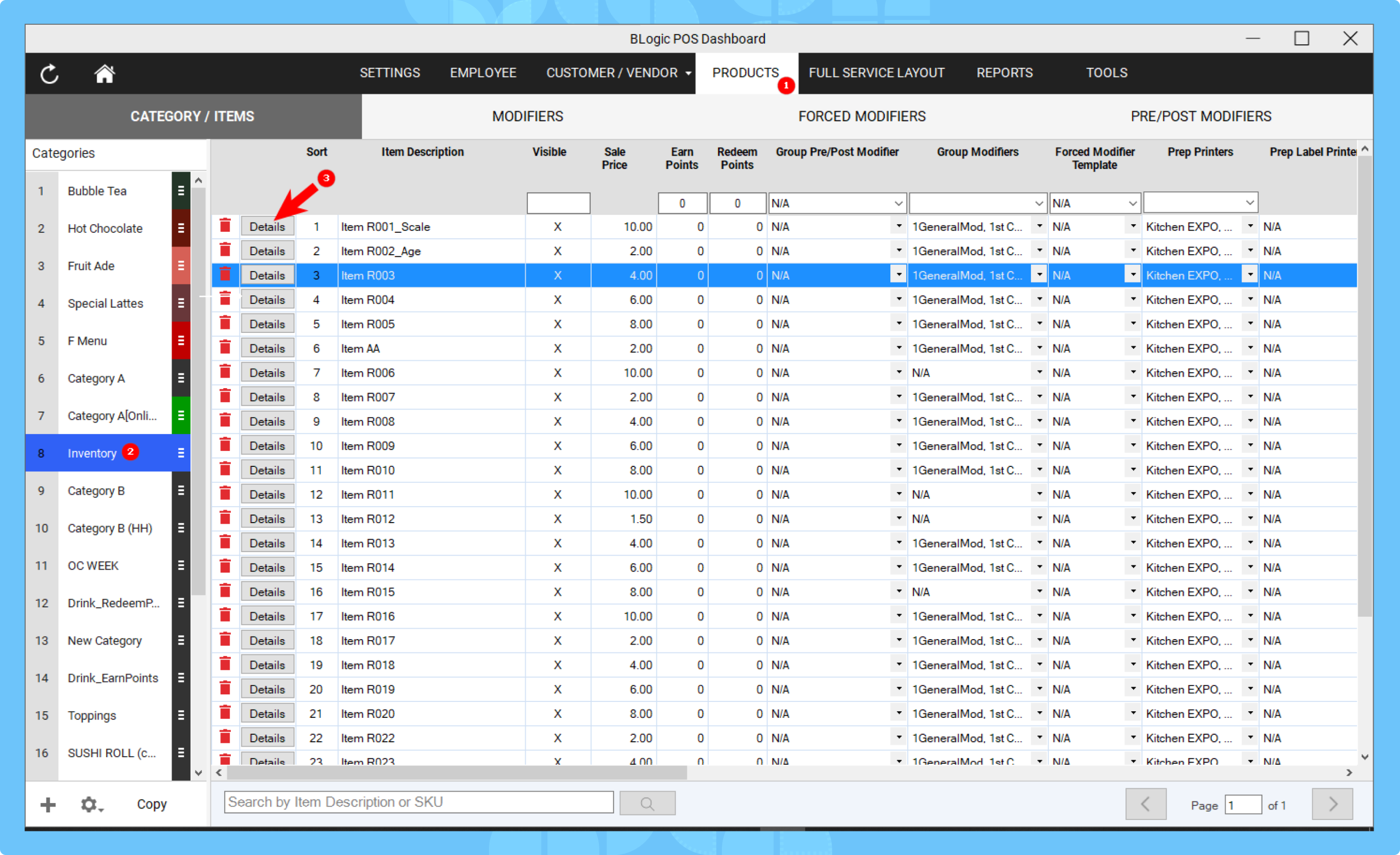 Blogic Systems How to Print Barcode Labels for Items in POS Dashboard – BLogic Systems ...